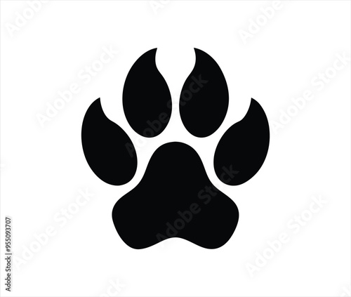 Dog paw print