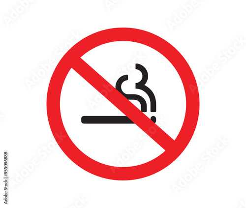 no smoking sign isolated