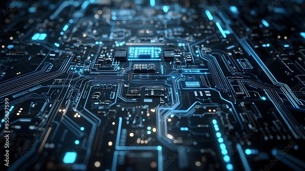 Abstract Circuitry: A Futuristic Vision of Technology Abstract Circuitry: A Futuristic Vision of Technology