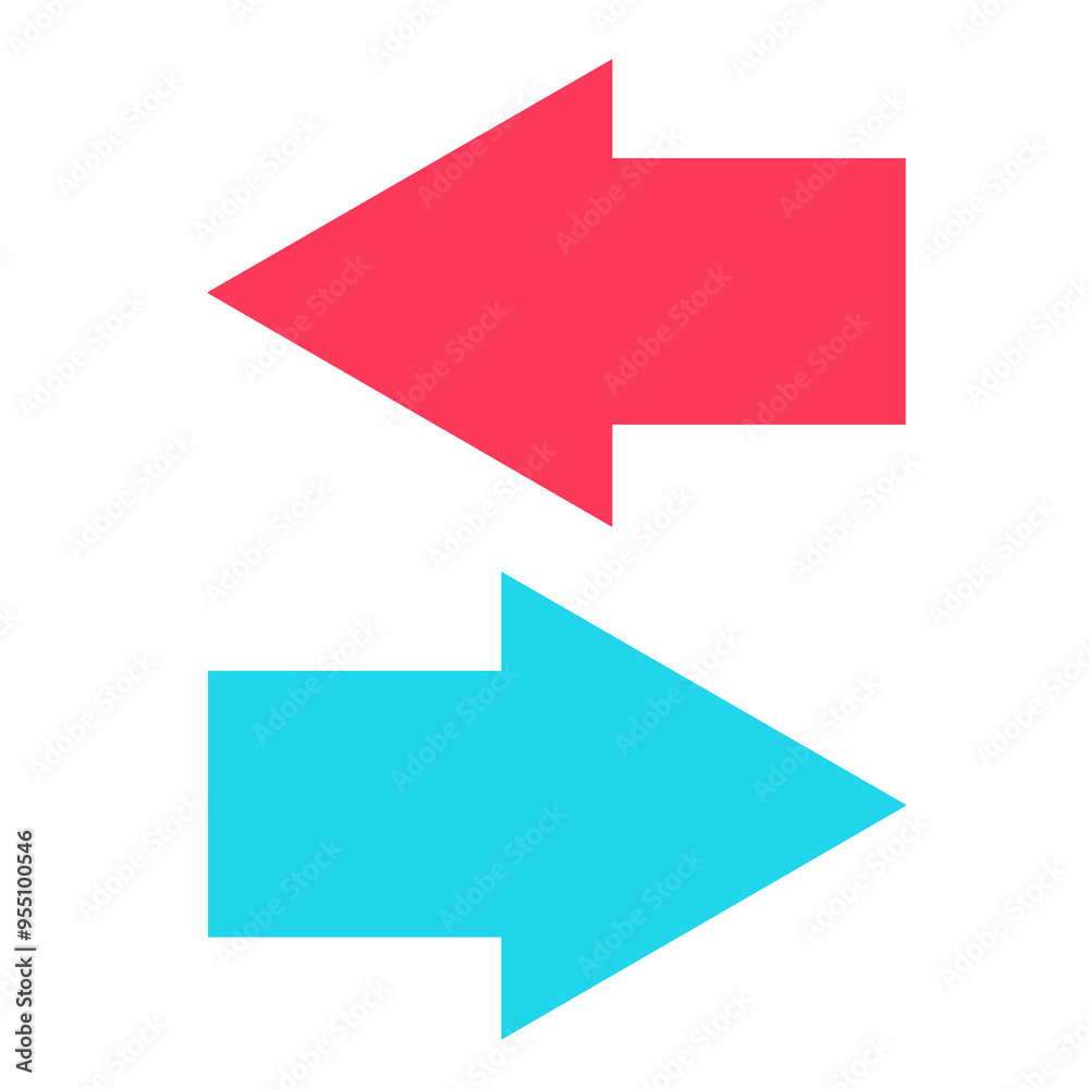 Purple and blue arrows element png Purple and blue arrows element png