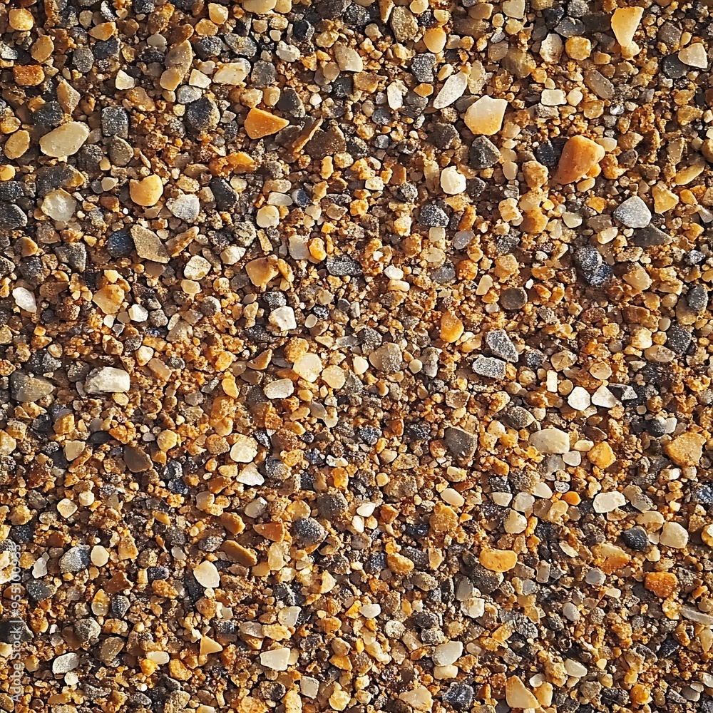 Background texture of small grains of gravel and sand. Rough with a gradient of light, dark golden brown tones. For backdrops, banners, old, dirty scenes. Background texture of small grains of gravel and sand. Rough with a gradient of light, dark golden brown tones. For backdrops, banners, old, dirty scenes.