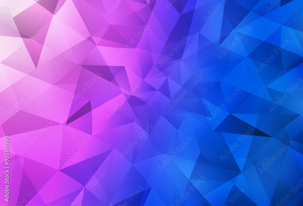 Light Pink, Blue vector abstract mosaic pattern. Light Pink, Blue vector abstract mosaic pattern.