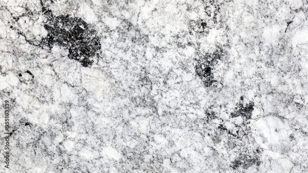 Fototapeta premium Subtle, speckled granite texture with natural patterns in gray and white, perfect for sophisticated background designs