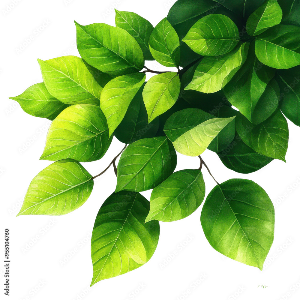 A vibrant collection of green leaves showcasing their natural beauty and texture, perfect for nature-themed designs. A vibrant collection of green leaves showcasing their natural beauty and texture, perfect for nature-themed designs.