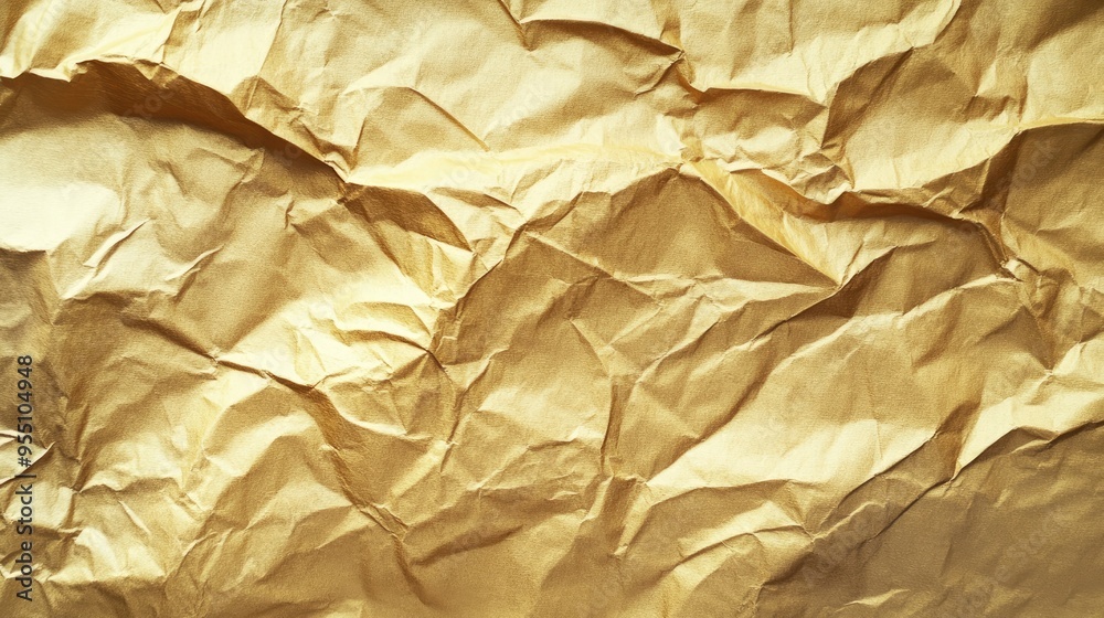 Textured gold paper with subtle creases and folds, ideal for elegant and artistic background use Textured gold paper with subtle creases and folds, ideal for elegant and artistic background use