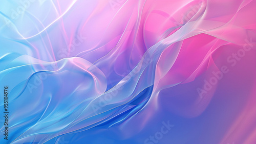 pink and blue abstract background with smoke