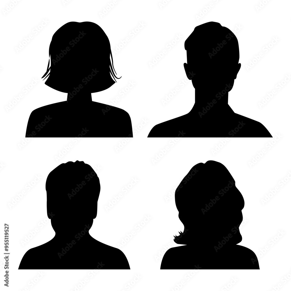 Vector flat illustration. Avatar, user profile, person icon, profile picture. Suitable for social media profiles, icons, screensavers and as a template. Vector flat illustration. Avatar, user profile, person icon, profile picture. Suitable for social media profiles, icons, screensavers and as a template.