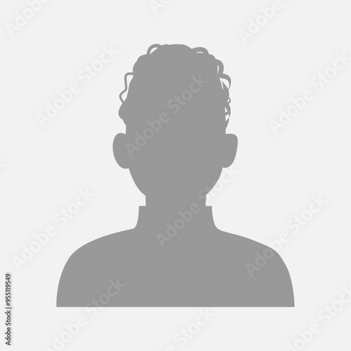 Vector flat illustration. Avatar, user profile, person icon, profile picture. Suitable for social media profiles, icons, screensavers and as a template.