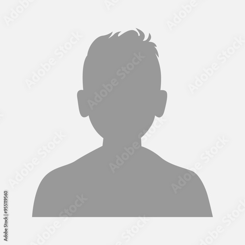 Vector flat illustration. Avatar, user profile, person icon, profile picture. Suitable for social media profiles, icons, screensavers and as a template.