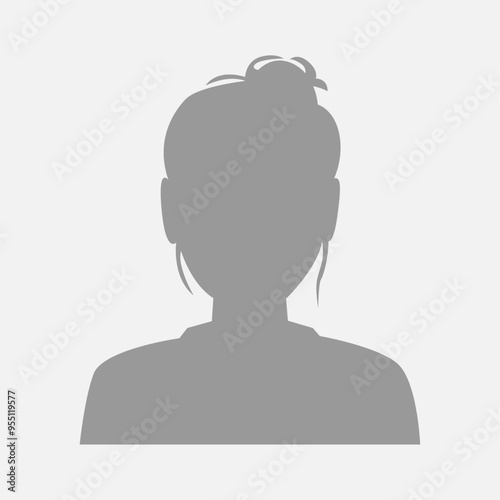 Vector flat illustration. Avatar, user profile, person icon, profile picture. Suitable for social media profiles, icons, screensavers and as a template.