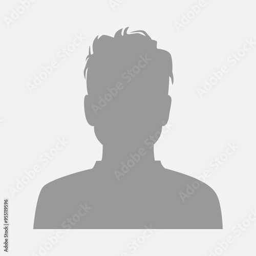 Vector flat illustration. Avatar, user profile, person icon, profile picture. Suitable for social media profiles, icons, screensavers and as a template.