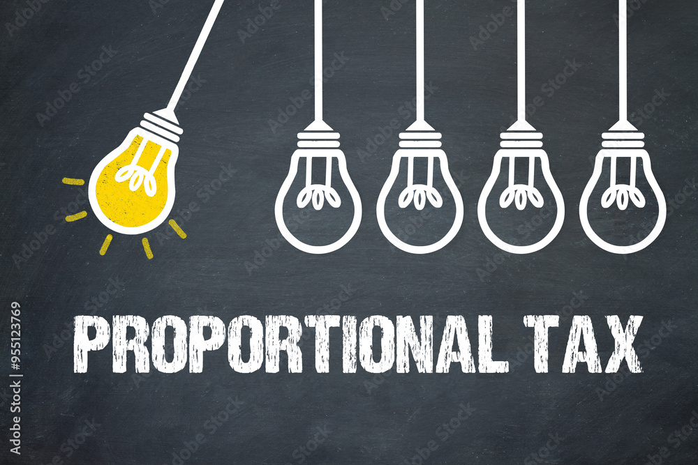 Fototapeta premium Proportional Tax 