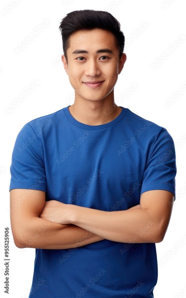 PNG Smiling handsome young asian man t-shirt standing smiling. PNG Smiling handsome young asian man t-shirt standing smiling.