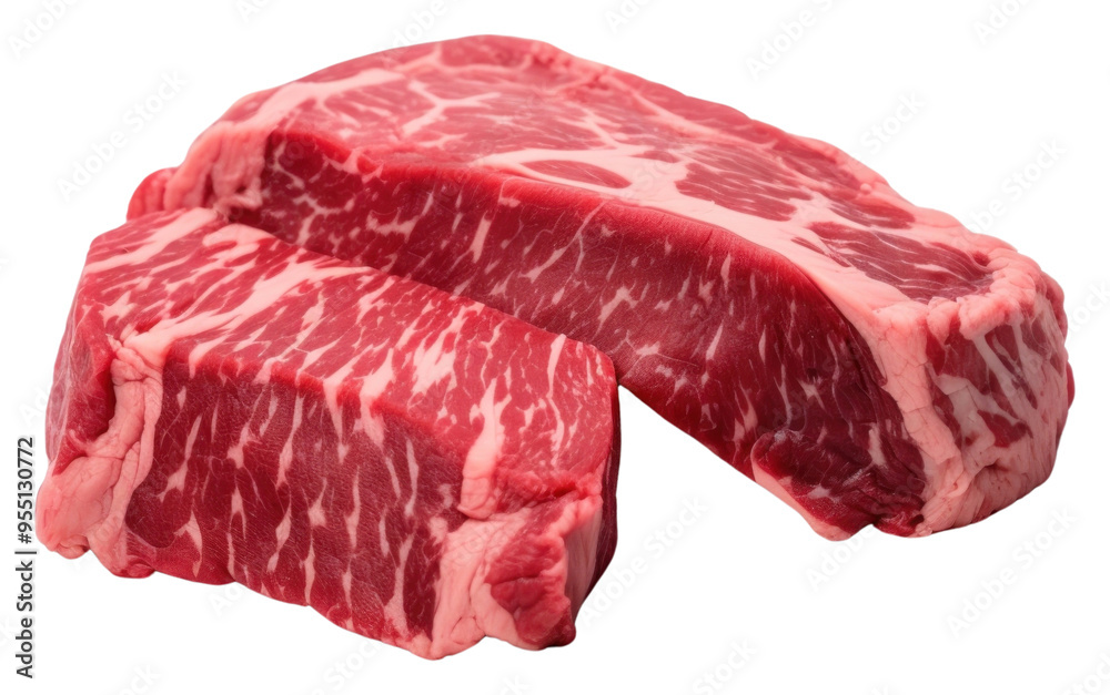 Fototapeta premium PNG Wagyu meat beef food pork.