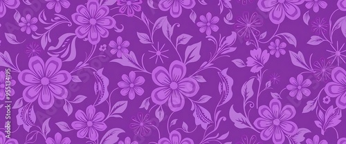 seamless pattern with flowers