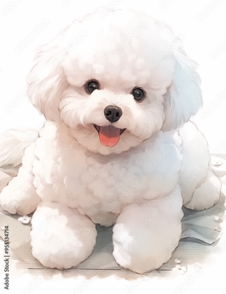 white bichon frise white bichon frise