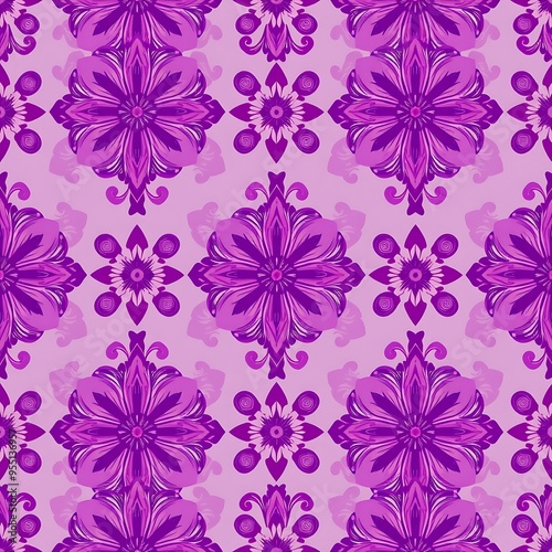 seamless pattern with flowers