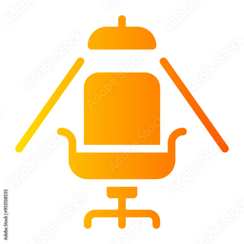 job interview gradient icon