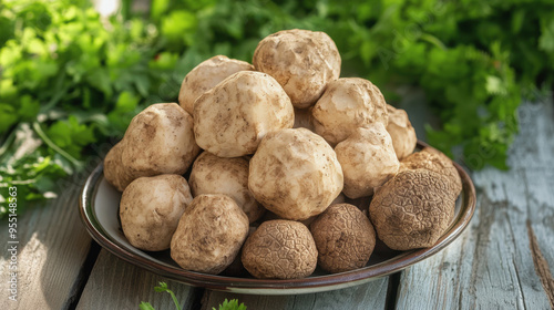 The White Truffle Festival in San Miniato. a holiday in Italy. white truffle photo