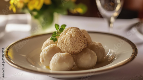 The White Truffle Festival in San Miniato. a holiday in Italy. white truffle photo