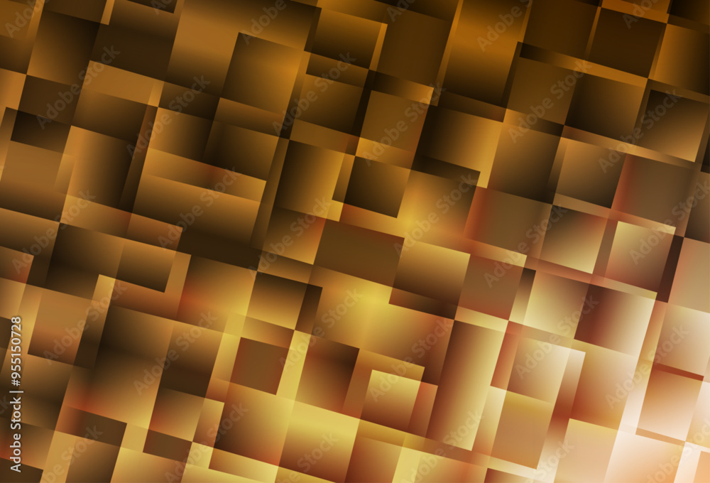 Dark Orange vector abstract mosaic pattern. Dark Orange vector abstract mosaic pattern.