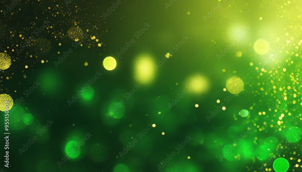 Bokeh green and yellow Background Bokeh green and yellow Background