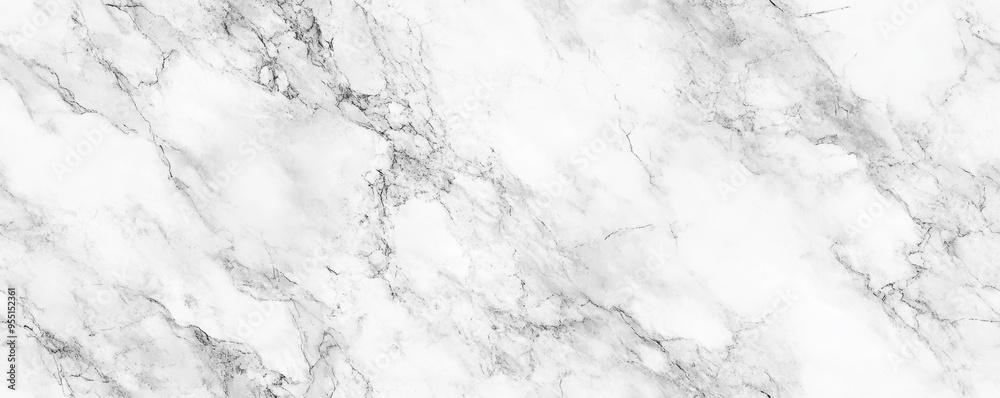 Obraz premium White marble with subtle grey veins in a seamless pattern, [Abstract Background Marble], [Minimalist elegance]