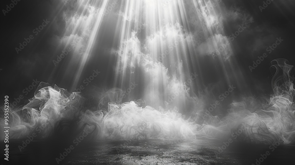 The sun's rays are casting a warm glow on the scene, creating a sense of peace The sun's rays are casting a warm glow on the scene, creating a sense of peace