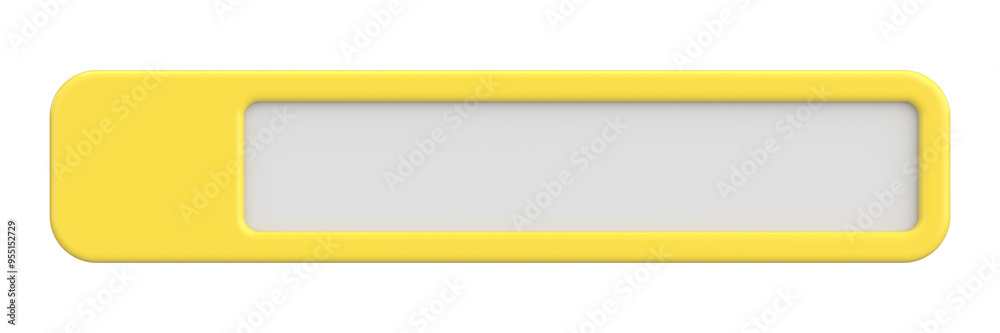 Profile tab. Social media profile. 3D illustration. Profile tab. Social media profile. 3D illustration.