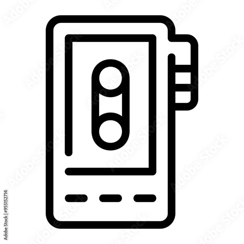 recorder line icon