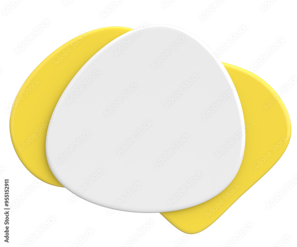 3D blob. Text box. 3D illustration. 3D blob. Text box. 3D illustration.