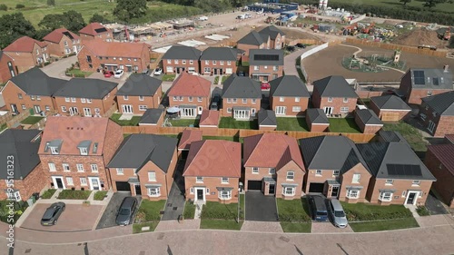 New Build housing development, Crewe, Cheshire, England photo