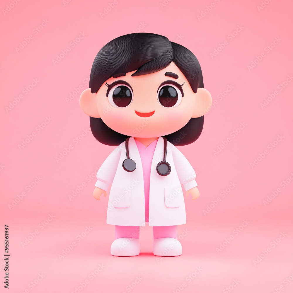 3d rendering of female doctor characters
3d rendering of female doctor characters