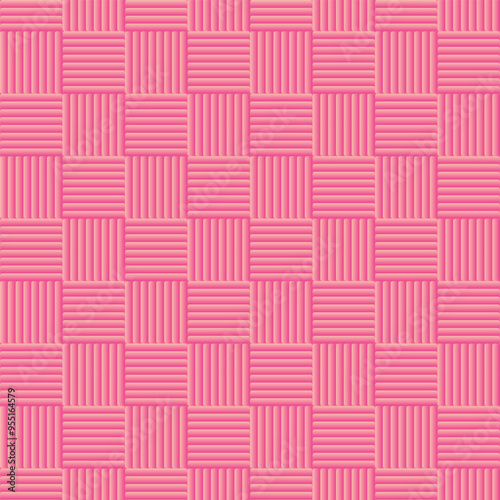 Pastel pink seamless pattern.Lattice geometric repeat pattern.Vector graphic illustration background.