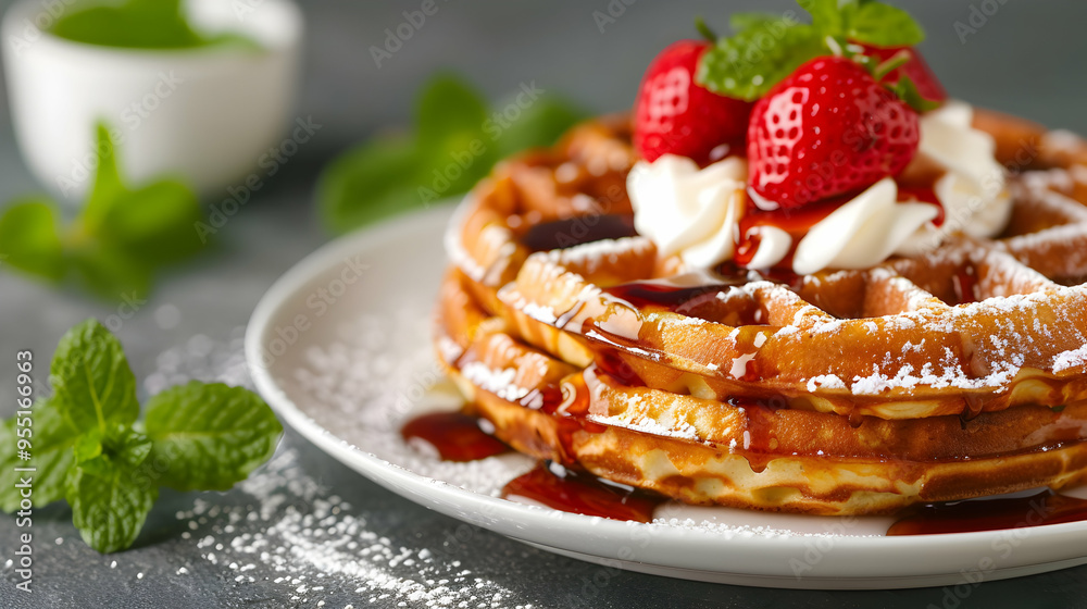 Belgian Waffle Stack Belgian Waffle Stack
