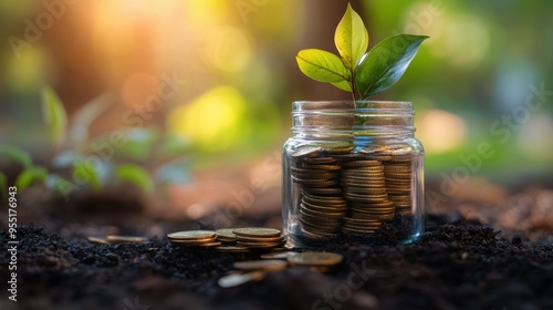 Wallpaper Mural Effective asset management to maximize investment strategies for financial freedom,with free copy space Torontodigital.ca