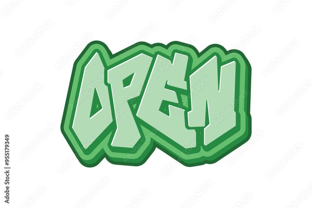 graffiti text design with the word graffiti text design with the word