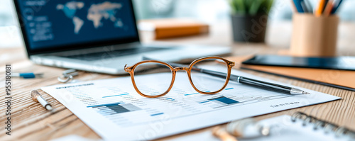 A Stunning Work Desk Displaying Tools for Success