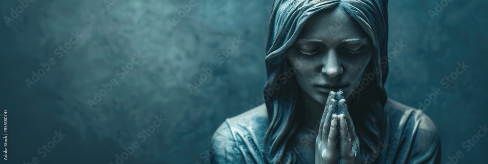 Sad woman statue, symbol of grief and mourning, evokes deep emotions, perfect for funeral services, offering a somber yet respectful tribute to loss and remembrance. Sad woman statue, symbol of grief and mourning, evokes deep emotions, perfect for funeral services, offering a somber yet respectful tribute to loss and remembrance.