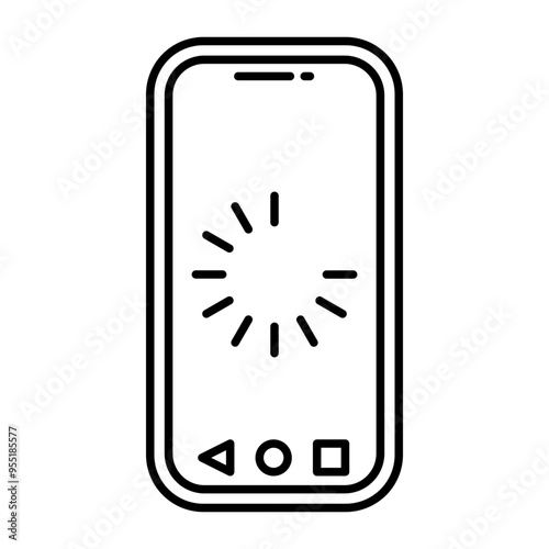 loading Vector Line Icon Design