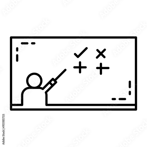 plus Vector Line Icon Design