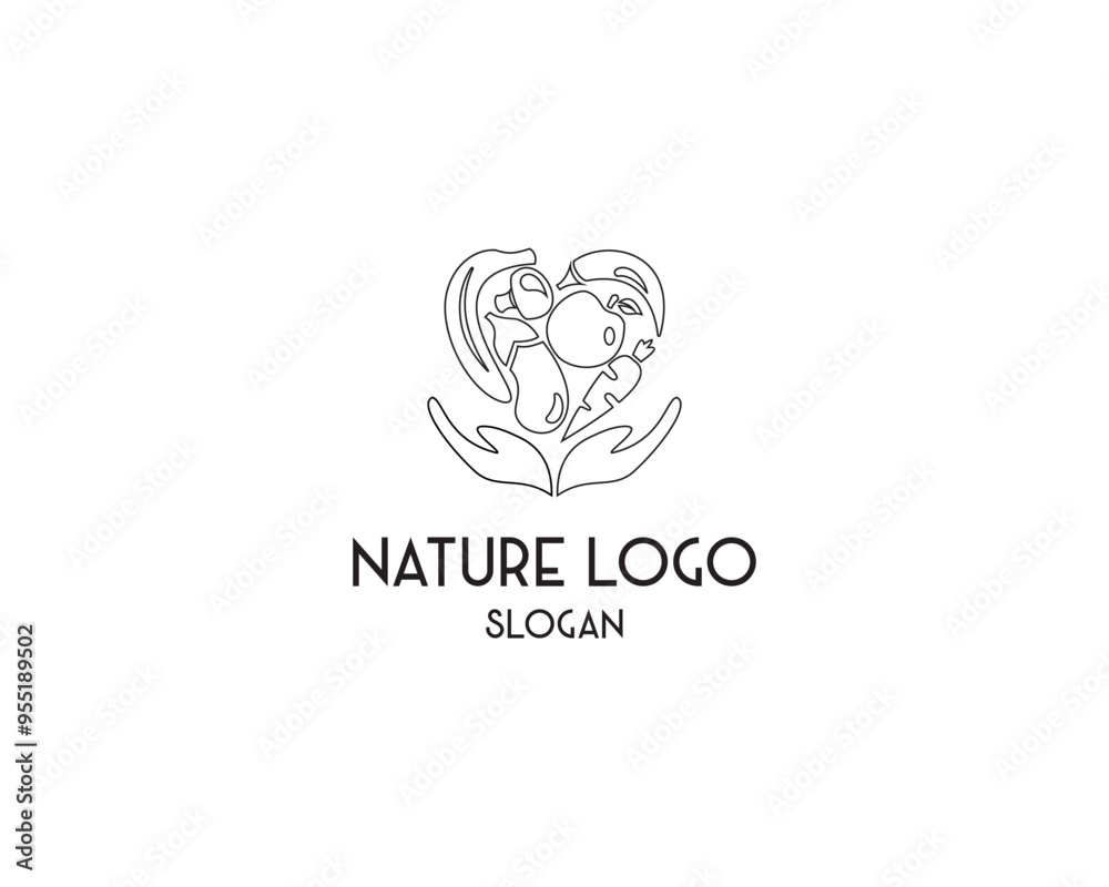 vegetable LINE ART logo.eps vegetable LINE ART logo.eps