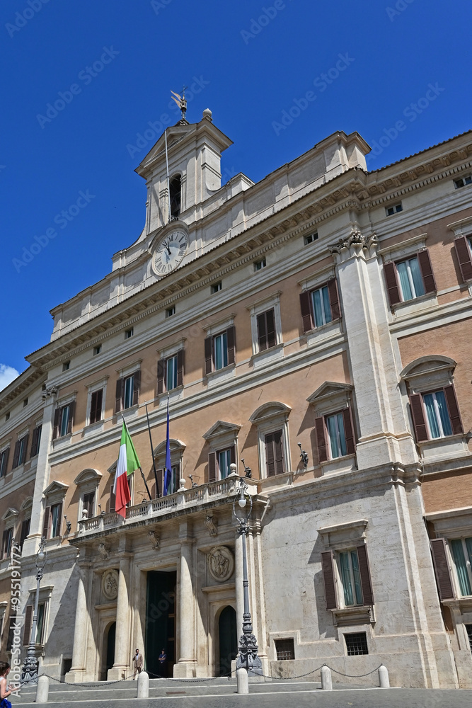 Obraz premium Roma, il Palazzo di Montecitorio
