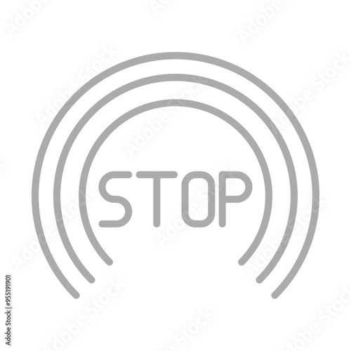 Stop icon design