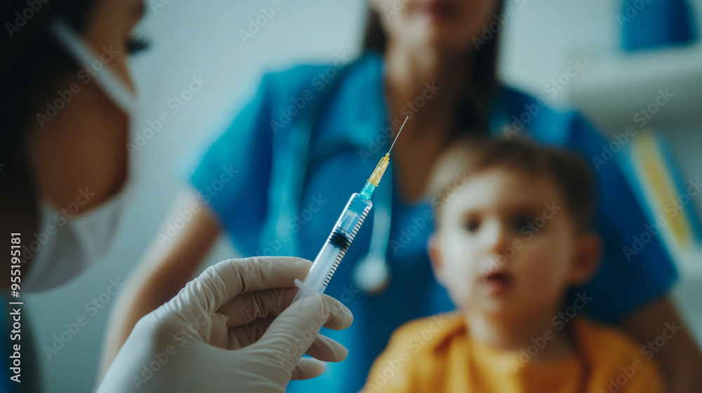 hand of nurse with syringe hand of nurse with syringe