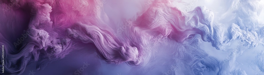 Abstract colorful smoke blending in shades of pink, purple, and blue on white background, creating a surreal, dreamy, and artistic effect. Abstract colorful smoke blending in shades of pink, purple, and blue on white background, creating a surreal, dreamy, and artistic effect.
