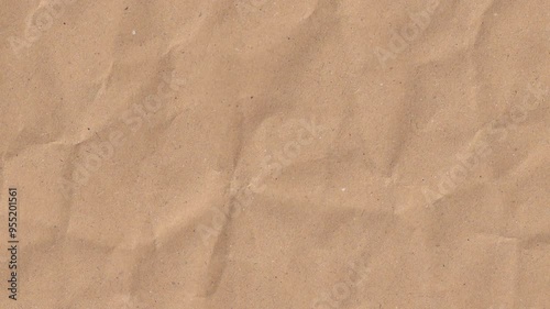 Brown paper texture stop motion animation. Rough cardboard background.