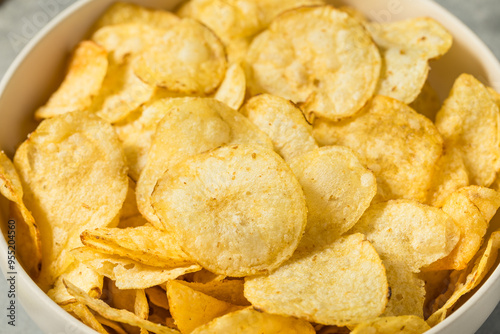 Salty Homemade Kettle Cooked Potato Chips