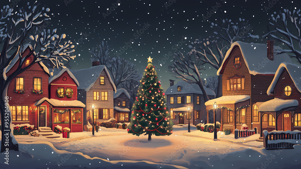 christmas night in the city christmas night in the city