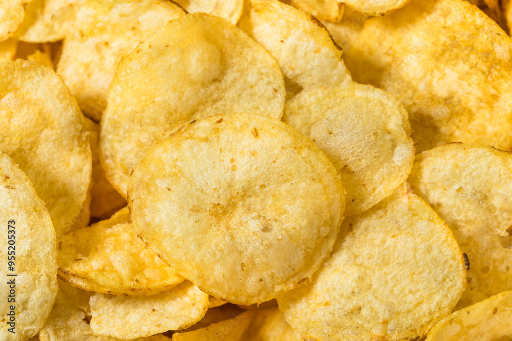 Salty Homemade Kettle Cooked Potato Chips Salty Homemade Kettle Cooked Potato Chips
